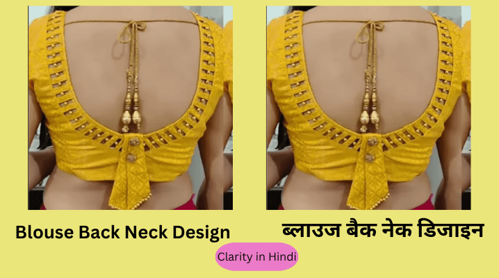 Blouse  Back Neck Design