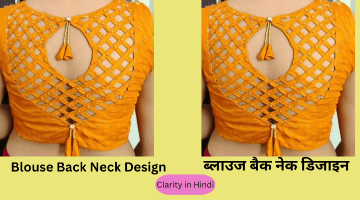 Blouse  Back Neck Design